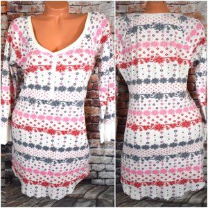 Victorias Secret Medium Waffle Thermal Nightgown SleepShirt